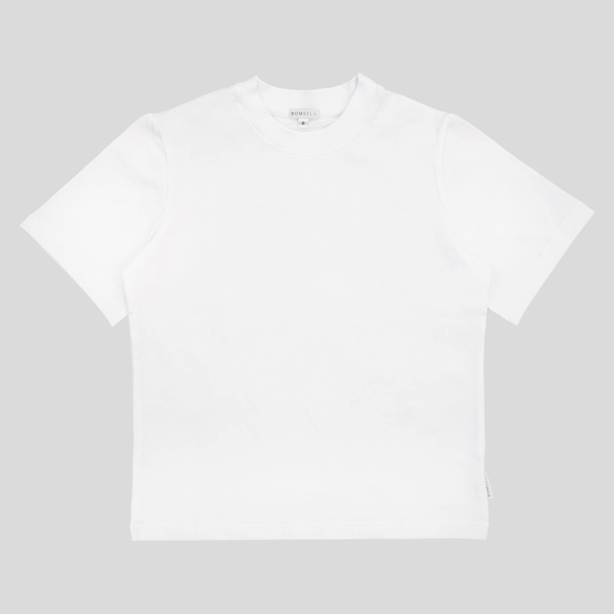 T-shirt damski CLASSIC biały (ściągacz)